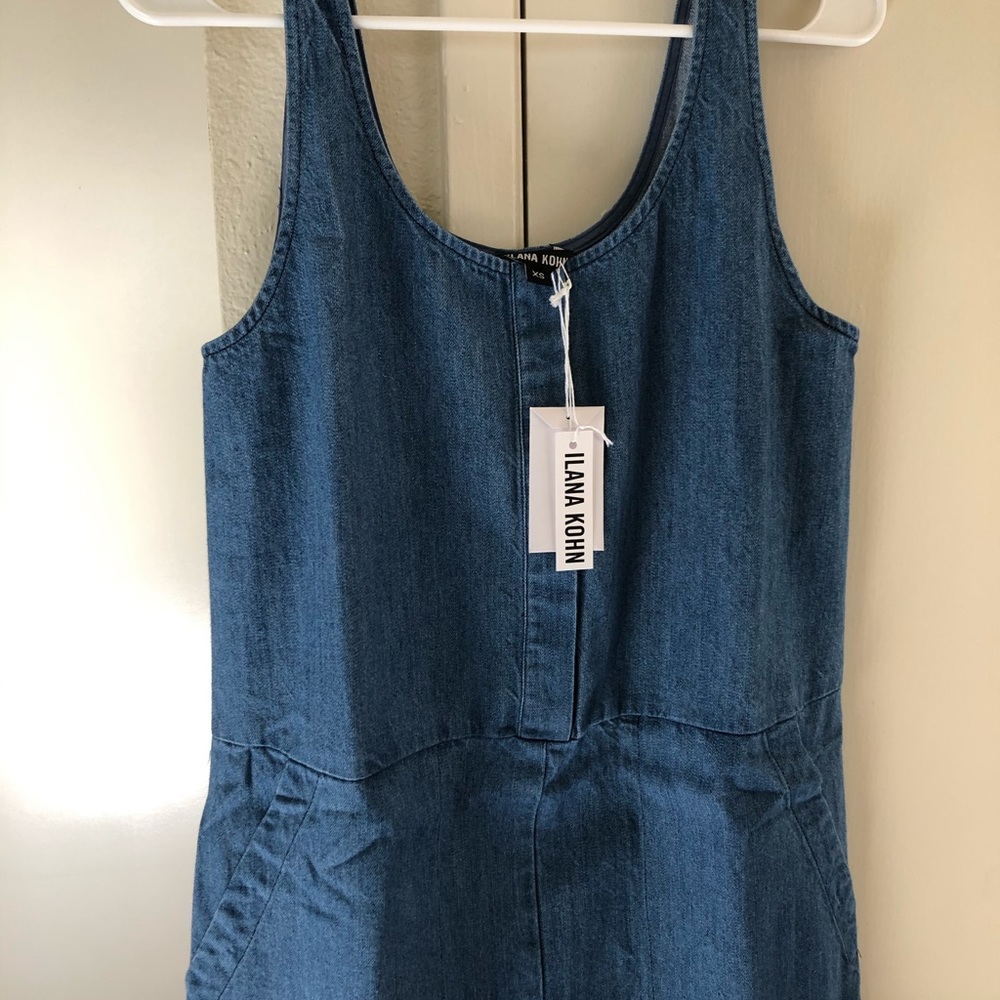 Ilana Kohn ‘LeRoy’ Jumpsuit XS washed denim